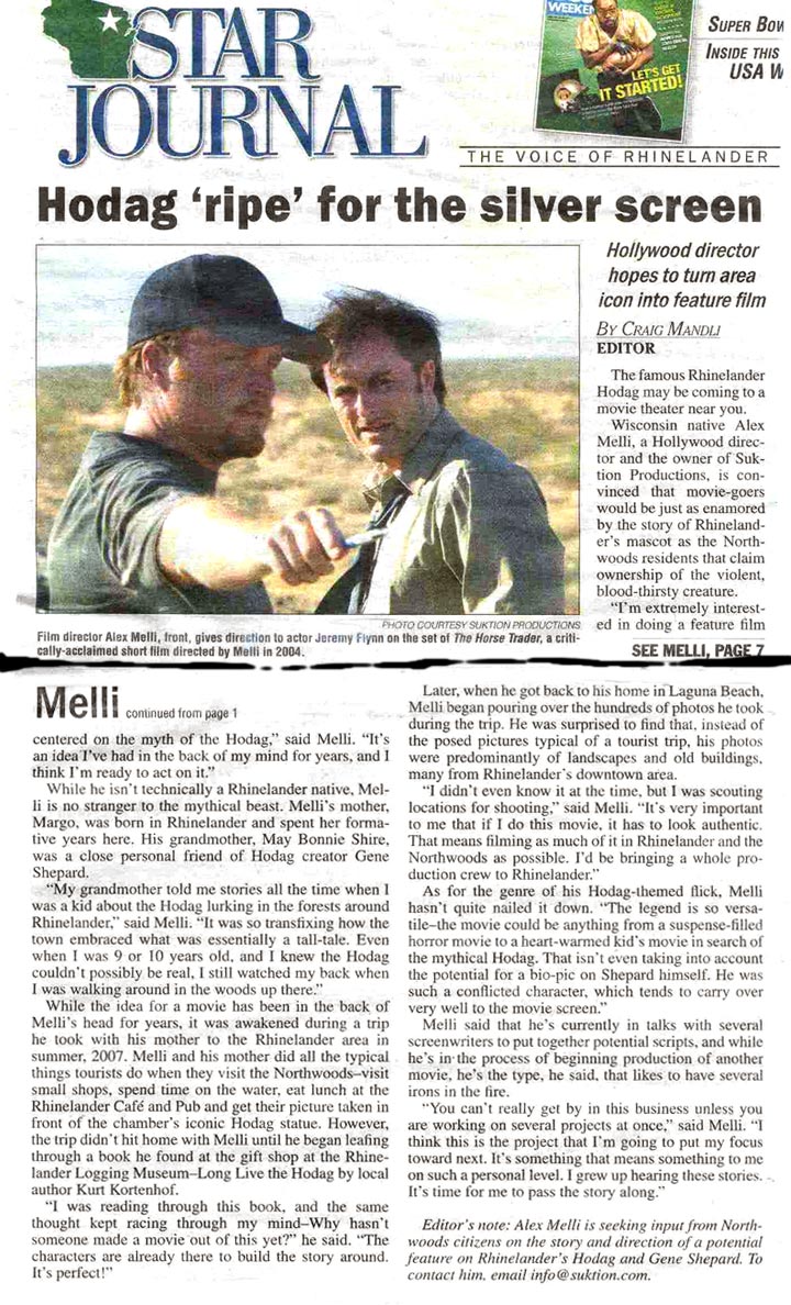 Star Journal - Hodag Filmmaker
